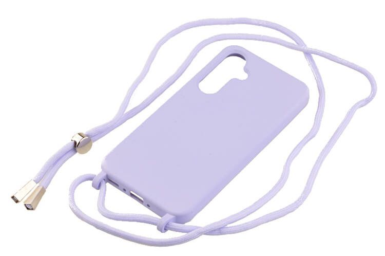 Etui ze sznurkiem RCK do Samsung Galaxy A35 5G fioletowy zdjęcie 1