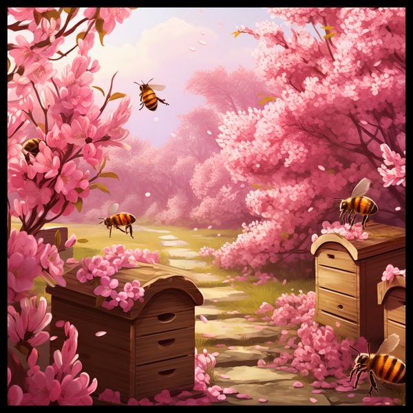 Plakat 80x80cm Życie w Ulach zdjęcie 2