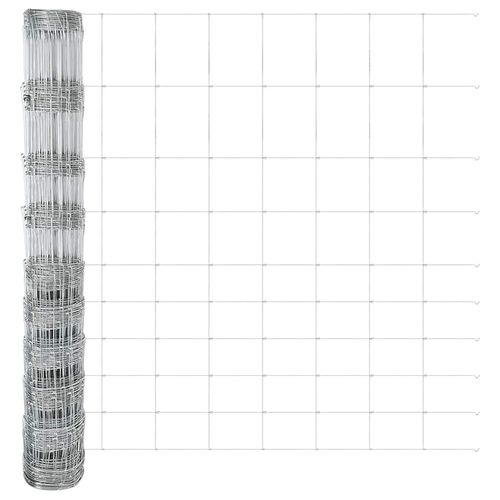 Ogrodzenie pastwiskowe Srebrny 25 x 1,2 m Stal galwanizowana na Arena.pl