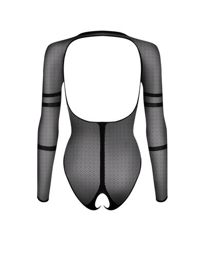 Czarne Body z Otwartym Krokiem Prześwitujące B 137 Obsessive XL/XXL na Arena.pl