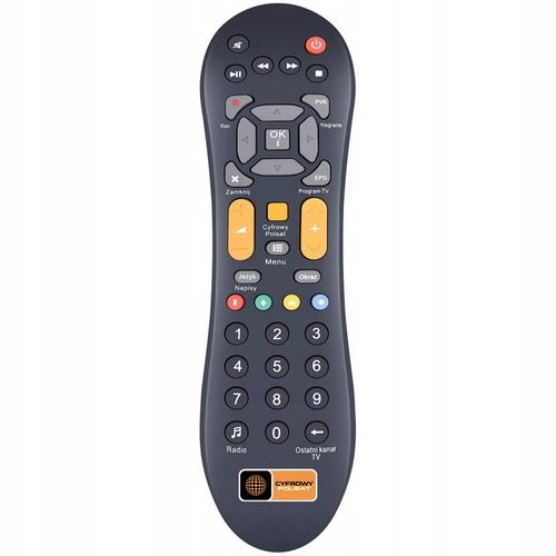 Pilot do dekodera HD3000 - HD7000 Cyfrowy Polsat Box Uniwersalny model na Arena.pl