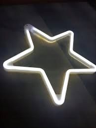 GWIAZDA NEON LED ZIMNO BIAŁA 30CM na Arena.pl