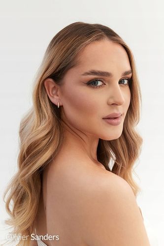 ZŁOTE KOLCZYKI DAMSKIE 585 Z KRYSZTAŁAMI SWAROVSKI GRAWER PREZENT DLA ŻONY na Arena.pl