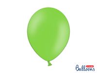 Balony pastelowe zielony jasny, 30 cm 10 szt.