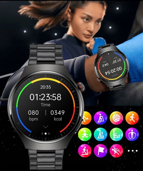 Zegarek Smartwatch AMOLED POMIAR CURKU EKG Glukoza BMI ROZMOWY CIŚNIENIE zdjęcie 8