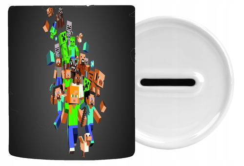 Skarbonka Ceramiczna Minecraft - Nowy Świat na Arena.pl