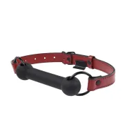 sportsheets saffron silikonowy knebel bit czerwony regulowany