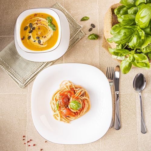 komplet obiadowy topaz dla 6 osób 18 elem. kinghoff kh-1923 na Arena.pl