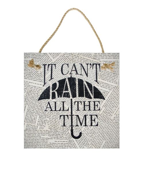 Rain – Obraz – Tabliczka motywacyjna 22×22 zdjęcie 1