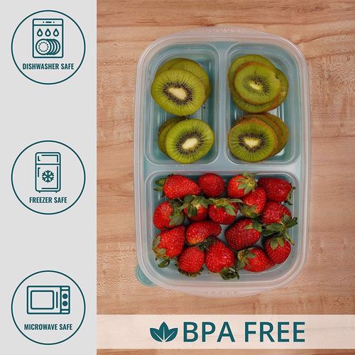 Pojemniki Na Żywność Z Przegródkami I Pokrywką 10S na Arena.pl