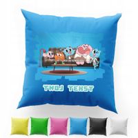 POSZEWKA Z NADRUKIEM BAWEŁNIANA 40x40CM - GUMNALL BAJKA DLA DZIECI