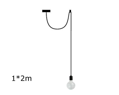 LAMPA WISZĄCA PAJĄK 1  RETRO METALOWA - CZARNA E27 na Arena.pl