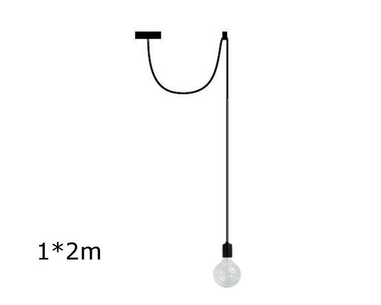 LAMPA WISZĄCA PAJĄK 1  RETRO METALOWA - CZARNA E27 zdjęcie 8