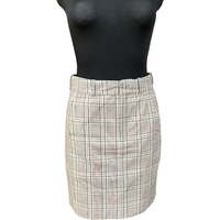 Spódnica Midi Bawełniana Wygodna Stylowa Szara Rozmiar 36