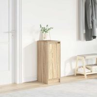 Szafka na buty Sonoma Oak 29,5x34x76 cm Drewno klejone