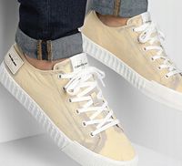 Calvin Klein Baskets Skater Vulcan Low Laceup 0904 Creamy White 46