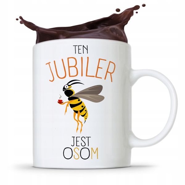Dla Jubilera Kubek Na Prezent Jubiler Jest Osom Z Nadrukiem Ze Zdjęciem zdjęcie 1