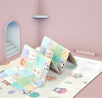 DUŻA DWUSTRONNA MATA PIANKOWA SKŁADANA alfabet MATA DWUSTRONNA 150x200 SOWY