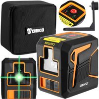 POZIOMICA LASEROWA LASER KRZYŻOWY ZIELONY PRECYZYJNY BLOKADA WAHADŁA