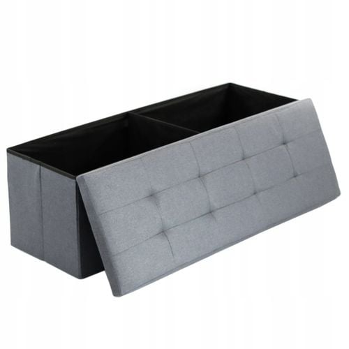 PUFA Z POJEMNIKIEM SKRZYNIA TAPICEROWANA SIEDZISKO OTWIERANA SCHOWEK na Arena.pl