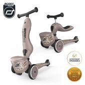 Jeździk i Hulajnoga Scootandride 2W1 z zamykanym schowkiem Brown lines highwaykick 1 lifestyle