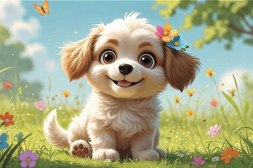 Puzzle 60 elementów Szczeniaczkiem być! 17408 Trefl Piesek na Arena.pl