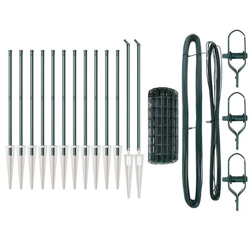 Ogrodzenie z słupkami Zielony 0.4 x 25 m Stal na Arena.pl