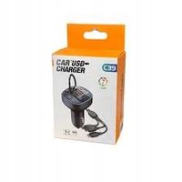 TRANSMITER SAMOCHODOWY BLUETOOTH Z KABLAMI 3W1