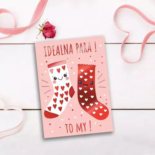 Karnet B6, Walentynki, Skarpety na Arena.pl