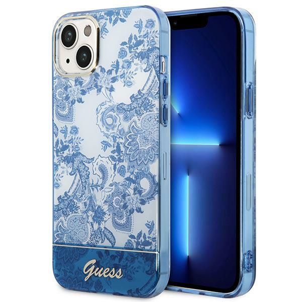 Etui Guess do iPhone 15 Plus, iPhone 14 Plus, Niebieski zdjęcie 1
