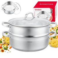 GARNEK DO GOTOWANIA NA PARZE PARĘ PAROWAR 24cm 3,5L