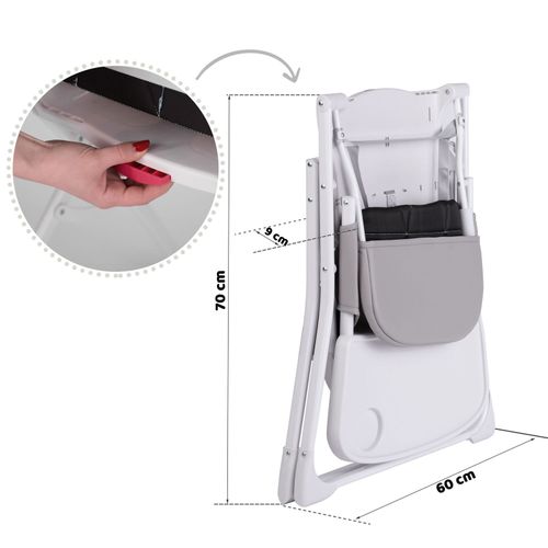 Krzesełko do karmienia Nuco białe na Arena.pl