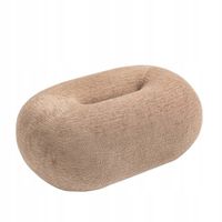 Pufa LUNCTA Beżowy 82x52x34 cm HOMLA