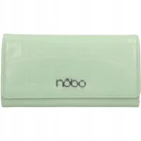 portfel damski nobo duży pojemny elegancki zielony