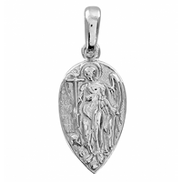 SREBRNY MEDALIK ANIOŁ STRÓŻ PRÓBA SREBRA 925