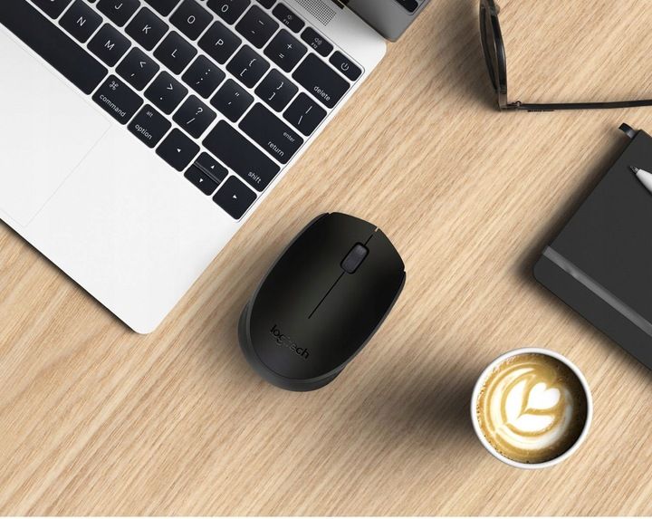 Mysz bezprzewodowa Logitech B170 optyczna czarna zdjęcie 3