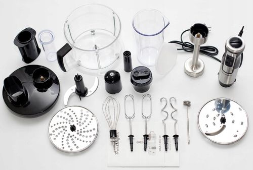 Blender ręczny robot kuchenny 1400W metalowy mikser, trzepaczki na Arena.pl