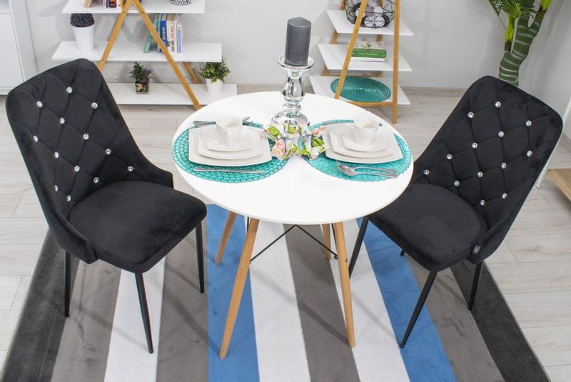 Krzesło AMORE - czarne x 4 zdjęcie 10