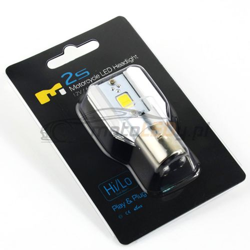 ŻARÓWKA LED BA20D, H6, S2  6V-80V 12W 800lm na Arena.pl