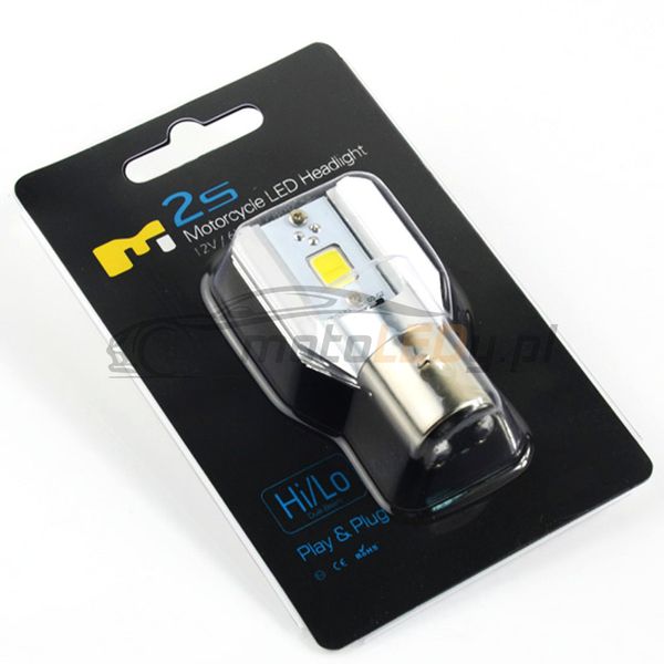 ŻARÓWKA LED BA20D, H6, S2  6V-80V 12W 800lm zdjęcie 6