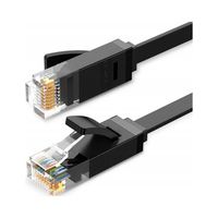 Płaski kabel sieciowy UGREEN NW102 Ethernet RJ45, Cat.6, UTP, 15m (czarny)
