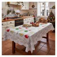 Obrus Bombki 110 x 130 cm DomoweTekstylia | WNB077 130 | Boże Narodzenie