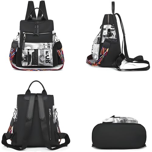 PLECAK DAMSKI MIEJSKI TOREBKA PLECACZEK CZARNY 2W1 na Arena.pl