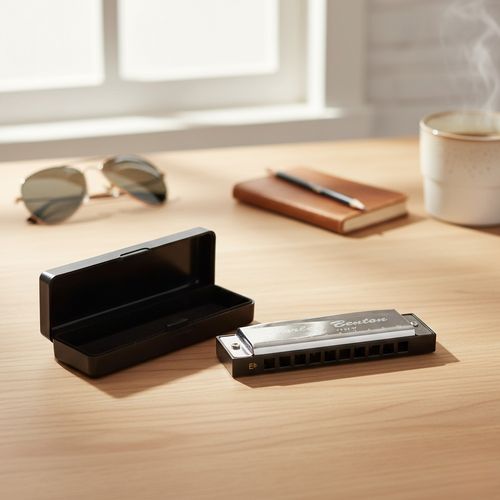 Harmonijka ustna Eb-dur / Eb-Major Harley Benton Blues Harmonica Etui na Arena.pl