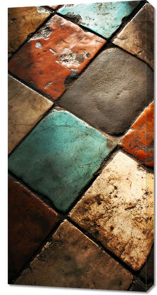 Obraz 50x100cm Ceramiczna Kompozycja zdjęcie 1