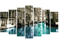 80CM 140CM OBRAZ 7 ELEM ZABYTKOWE KAMIENICE BERT KAUFMANN ŚCIENNY