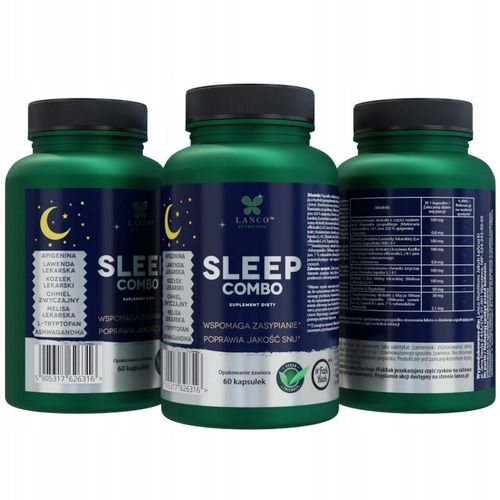 SLEEP Combo - Tabletki na sen PREMIUM - 60 kaps na Arena.pl