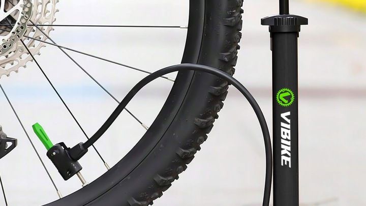 Pompka rowerowa z manometrem do roweru piłki samochodowa podłogowa zdjęcie 5