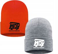 Czapka zimowa strażacka STRAŻ POŻARNA MDP miejscowość twój haft napis tekst