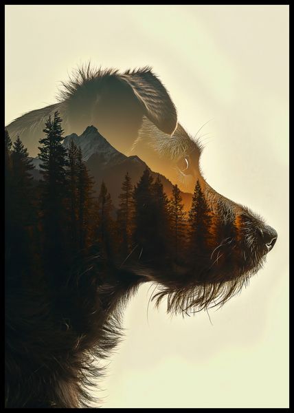Plakat 59,4x84,1cm Psi Duch Lasu zdjęcie 2